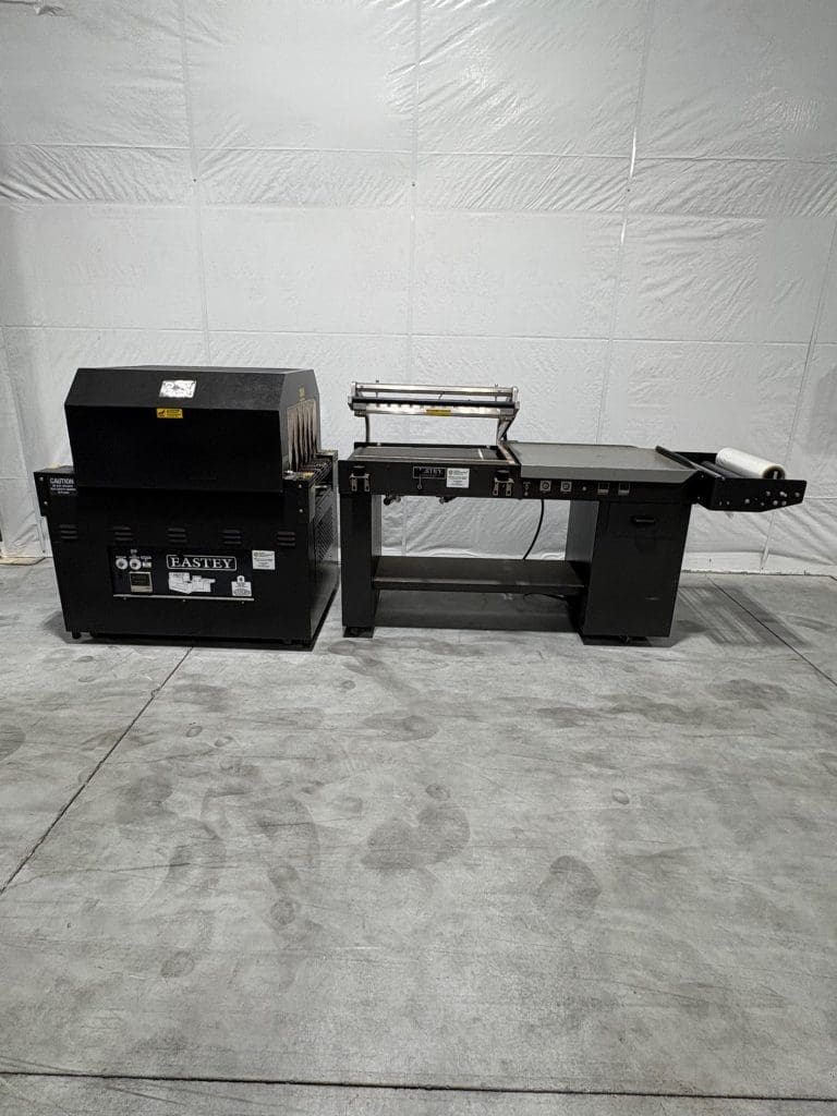 An Eastey shrink wrap tunnel machine