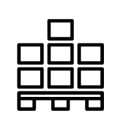 stacked packages icon