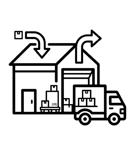 A warehouse icon.